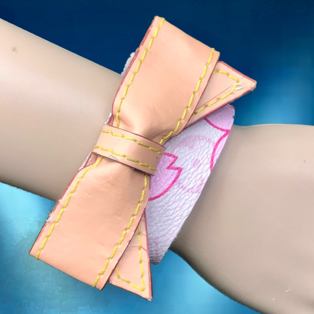 Designer Leather Cuff Bracelet
